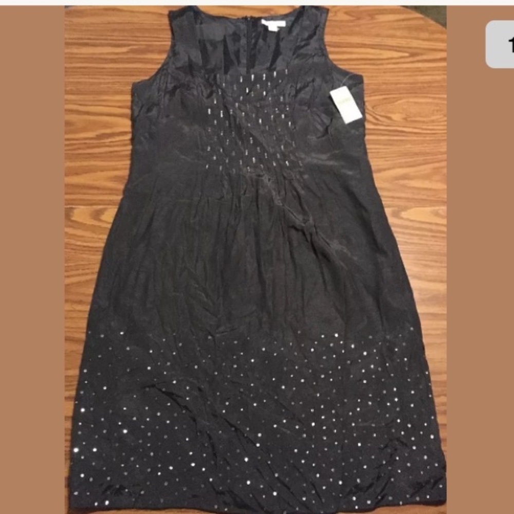 NWT Coldwater Creek mosses Dress sz 12 Black